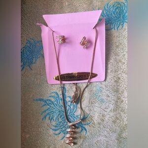 Austrian Crystal Necklace and Earring Set